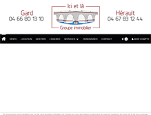 Tablet Screenshot of icietla-immobilier.fr